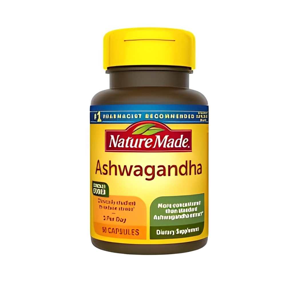 Nature Made Ashwagandha – 60 Capsules, Stress &amp; Wellness Support