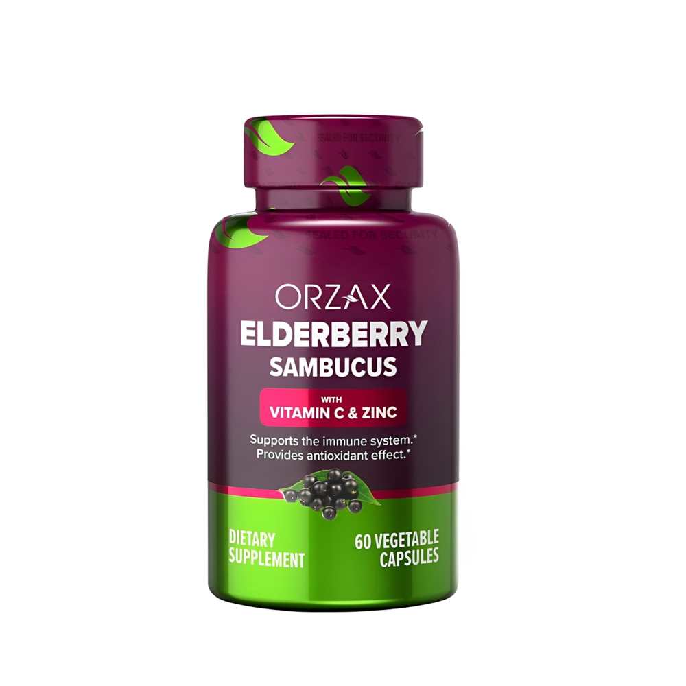 Orzax Elderberry for Women – Immune &amp; Antioxidant Support, 60 Capsules