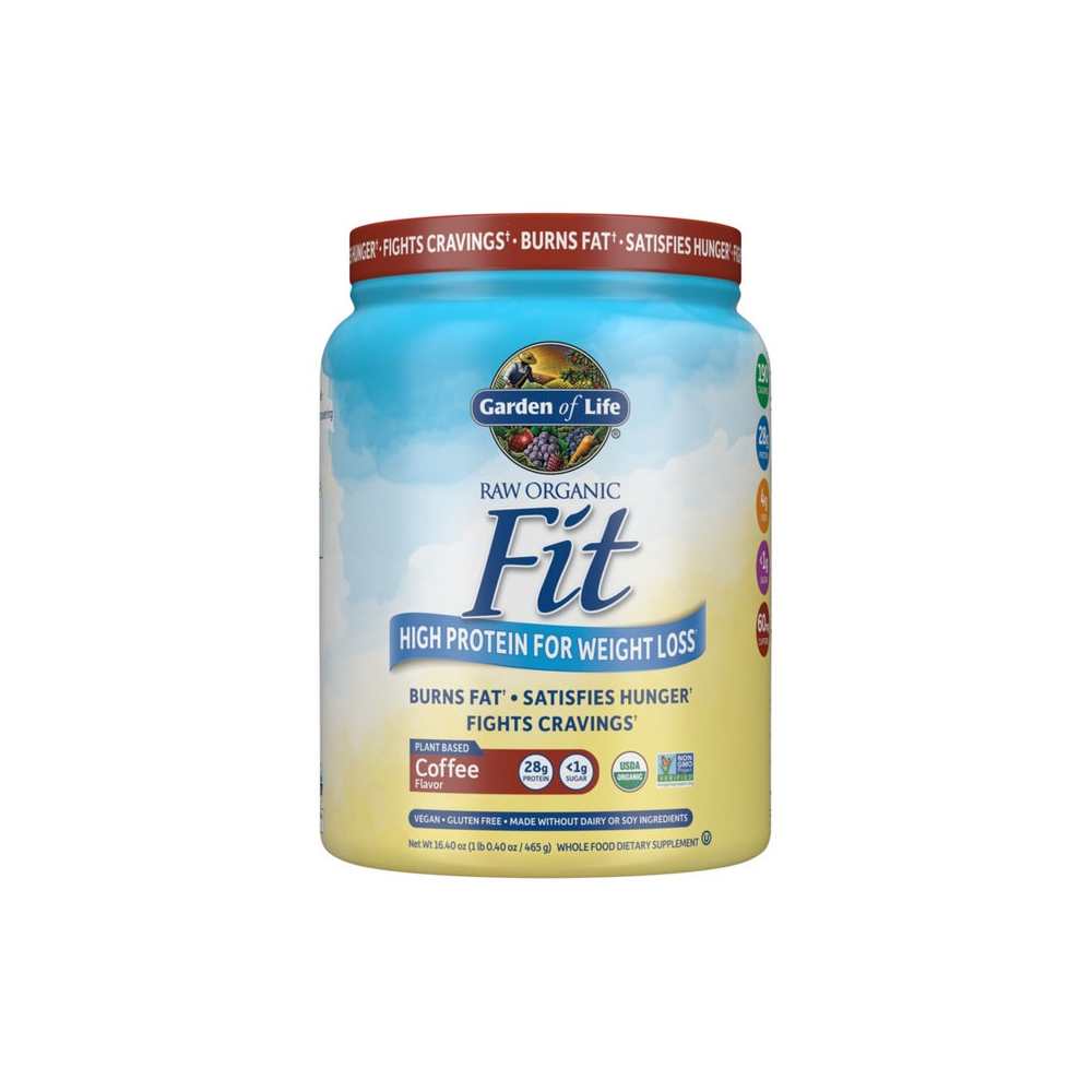 Garden of Life Raw Organic Fit Protein Coffee 16.4oz (465g) Powder