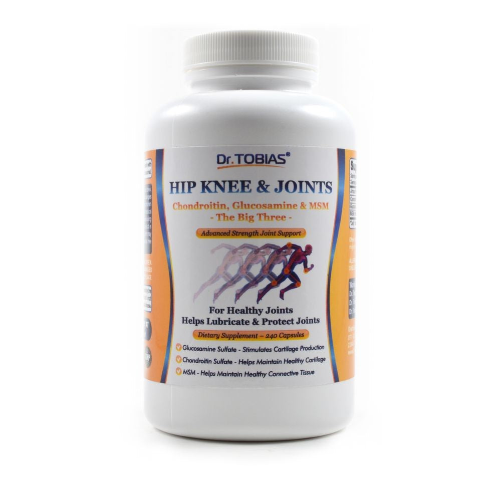 Dr. Tobias Hip, Knee &amp; Joint Support – Glucosamine, Chondroitin &amp; MSM for Joint Health &amp; Mobility