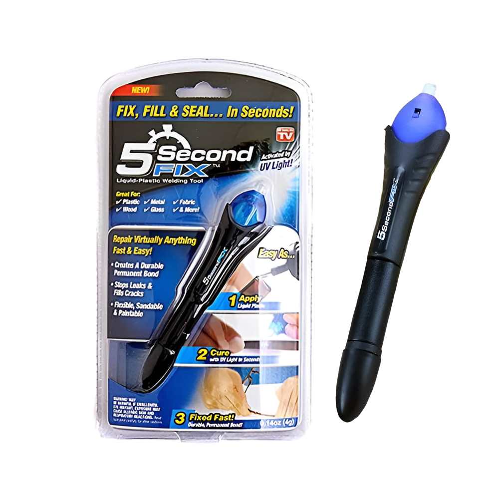 Newt Fix: Fill &amp; Seal in Seconds - 5 Second UV Light Plastic Welding Repair