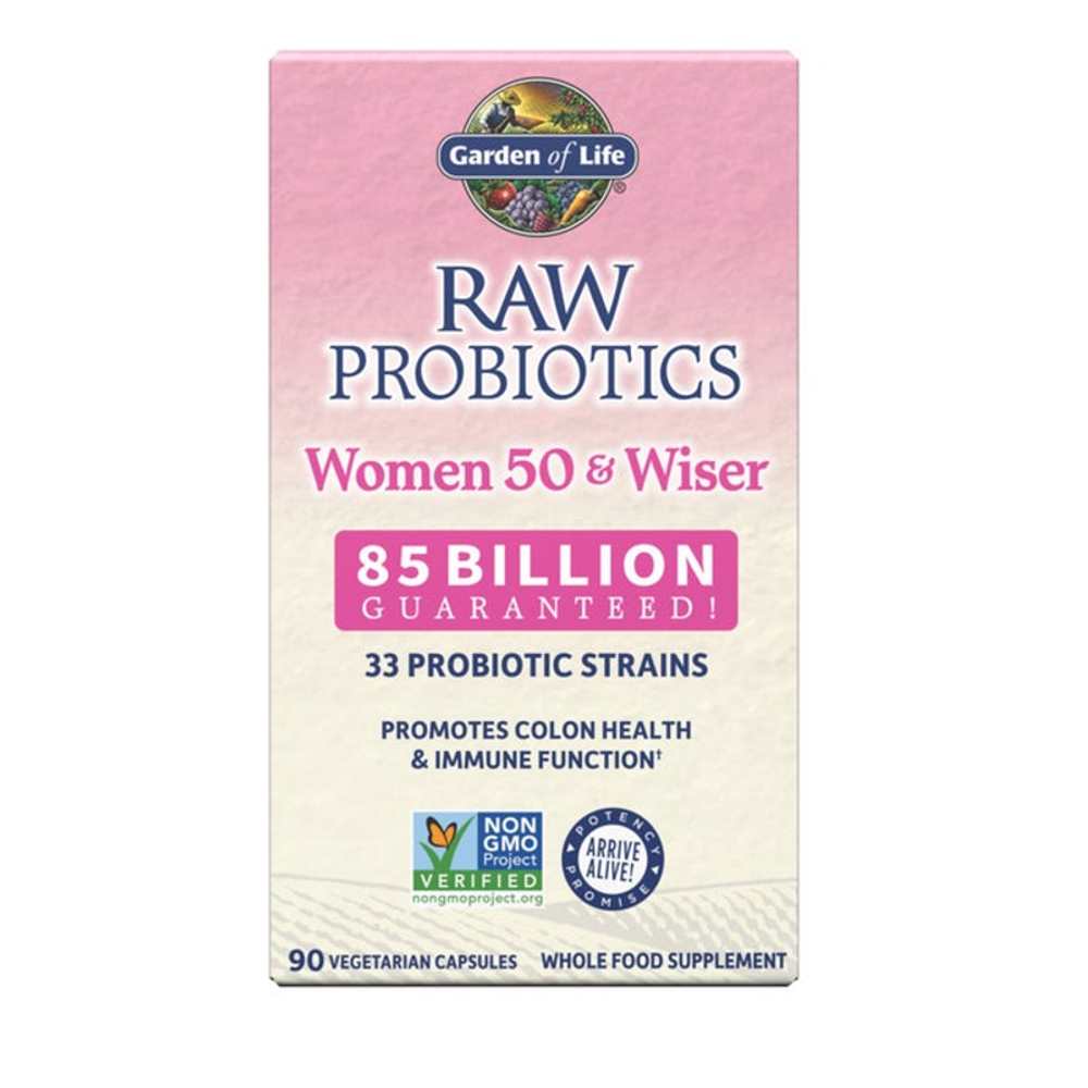 Garden of Life Raw Probiotics Women Cooler 50 &amp; Wiser 90 Capsules