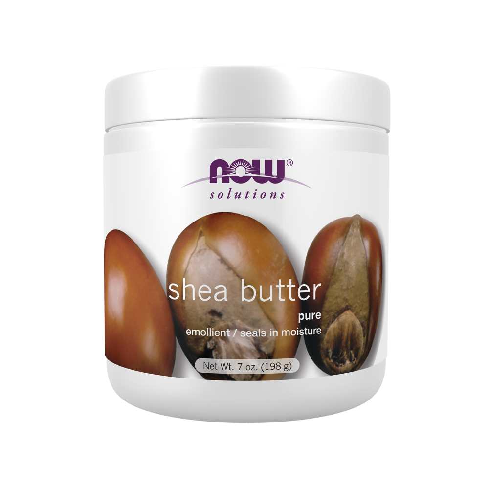 Now Foods Shea Butter – 100% Pure &amp; Emollient-Rich – Seals in Moisture for Skin &amp; Hair – 198 G1 (net Wt. 7 Oz.)