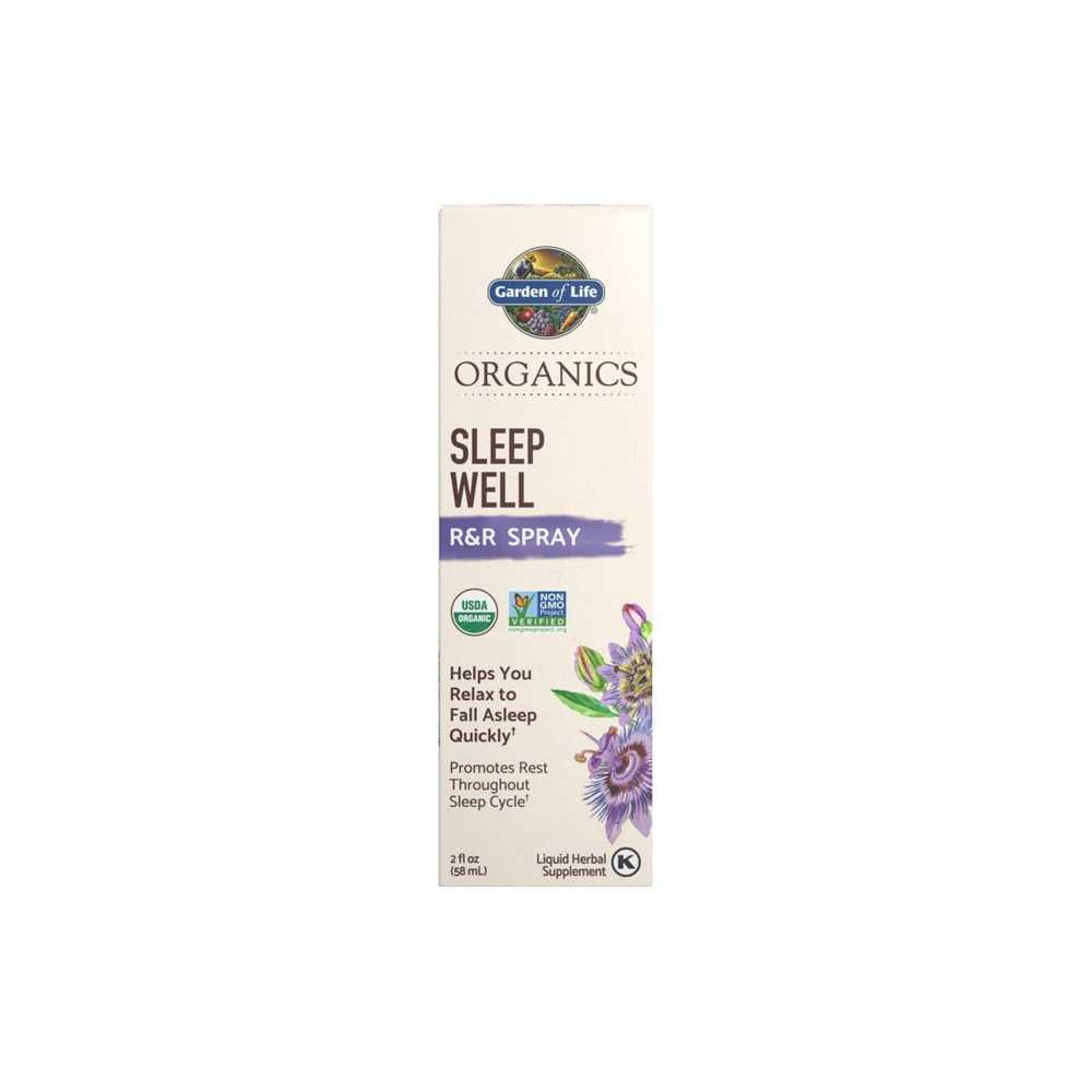 Garden of Life Organics Sleep Well R&amp;r Spray 2 Fl Oz (58 Ml) Liquid
