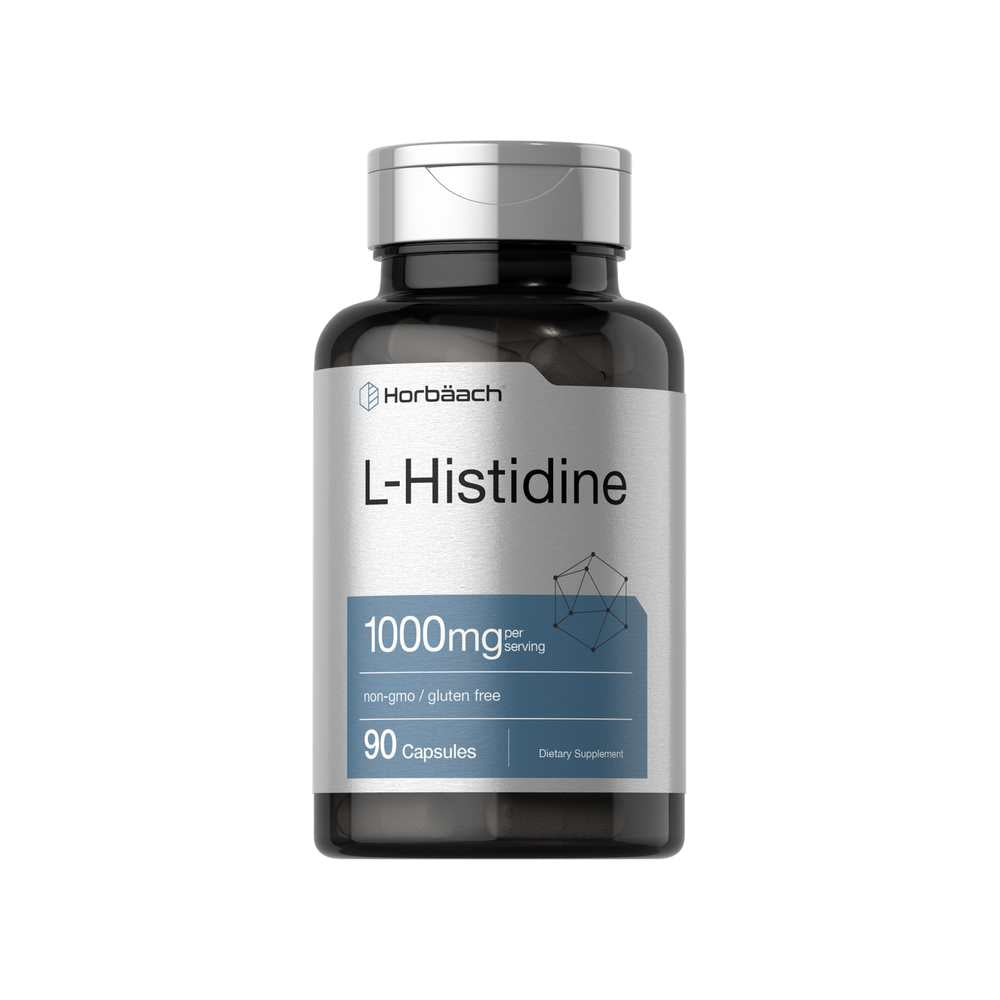 Horbäach L-Histidine 1000mg per Serving | 90 Capsules
