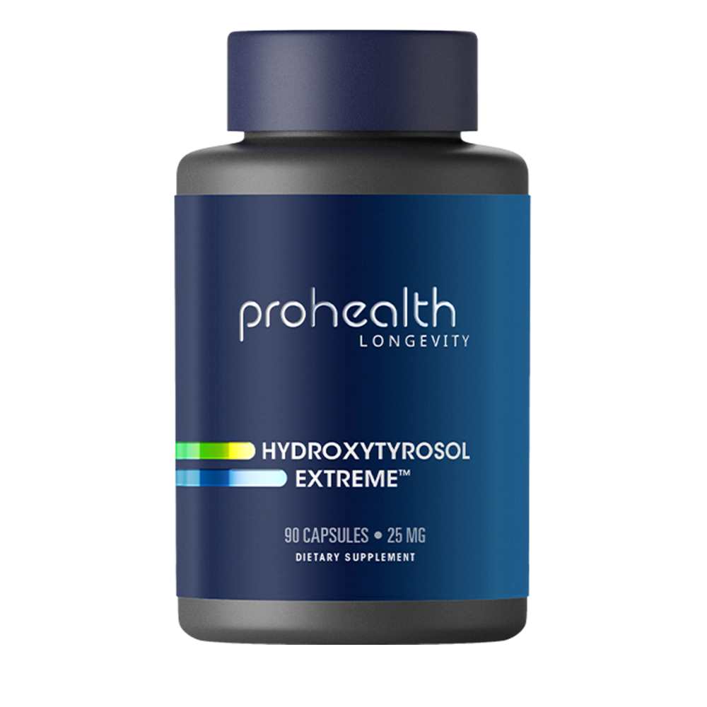 Pro Health Hydroxytyrosol Extreme – 25mg Antioxidant Support | 90 Capsules | Longevity &amp; Cellular Health