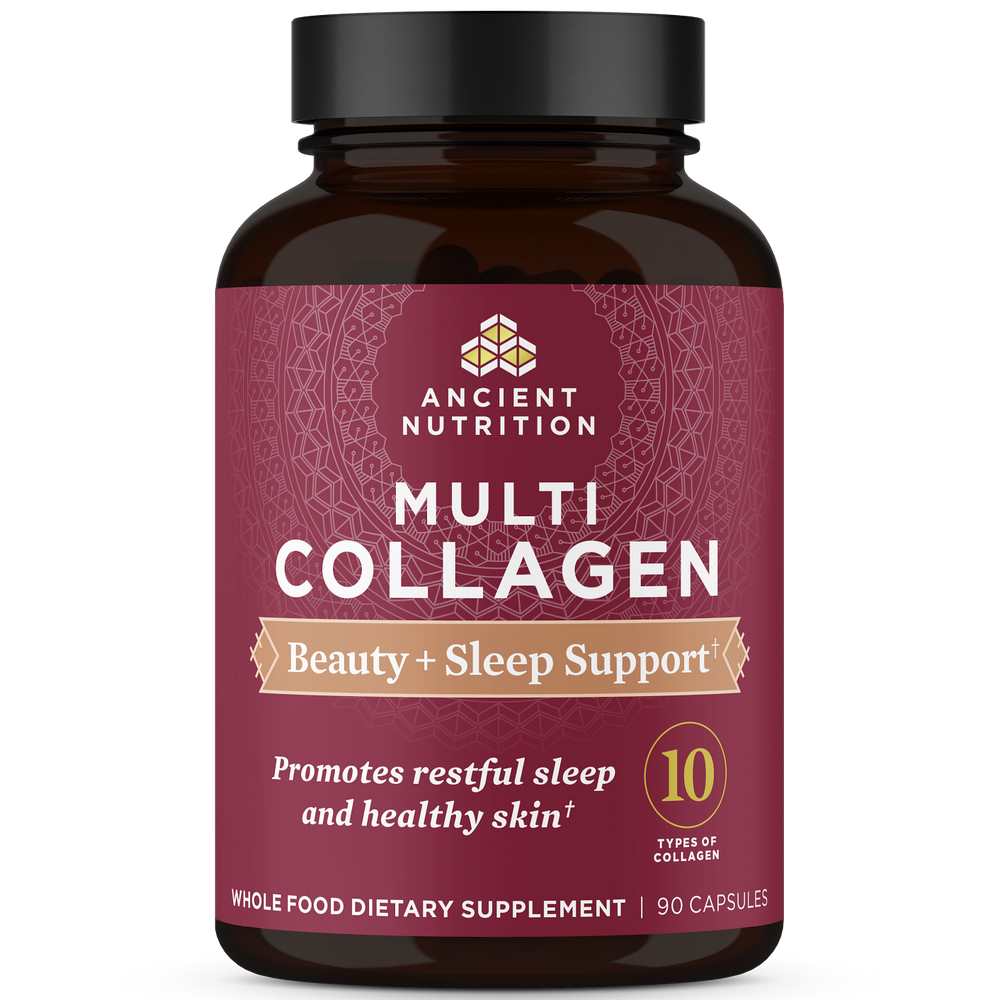 Ancient Nutrition Multi Collagen Beauty &amp; Sleep Support 90 caps