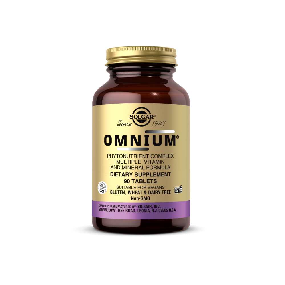 Solgar Omnium® Phytonutrient Complex Multiple Vitamin &amp; Mineral Formula 90 Tablets
