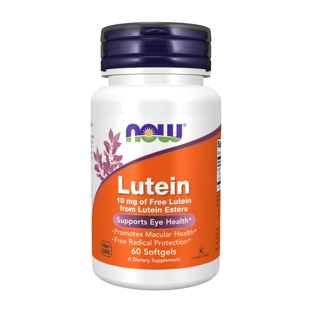 Now Foods Lutein – 10 Mg Free Lutein from Lutein Esters – Vision &amp; Antioxidant Support – 60 Softgels