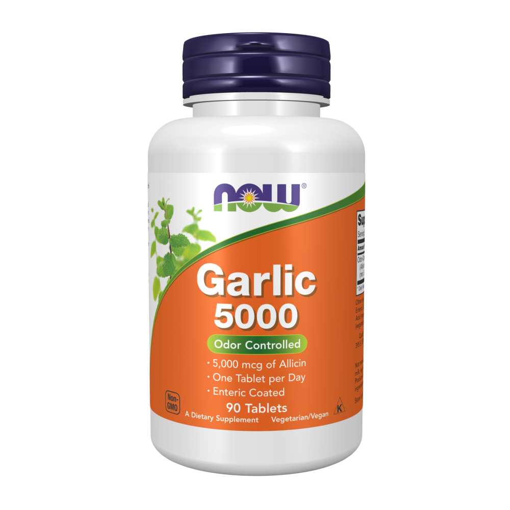 Now Foods Garlic 5000 90 Tablets