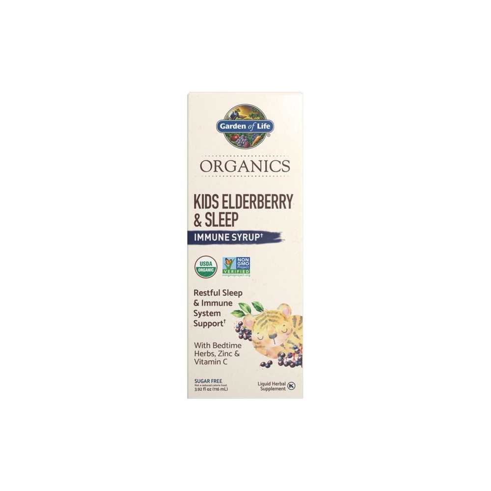 Garden of Life Organics Kids Elderberry &amp; Sleep Immune Syrup† Liquid 116ml