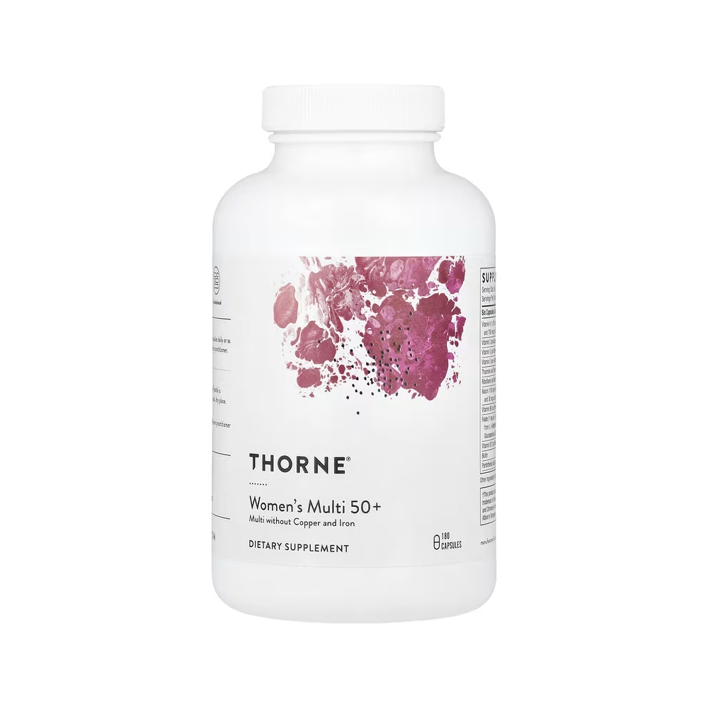 Thorne Women’s Multi 50+ - 180 Capsules | Multivitamin Without Copper &amp; Iron
