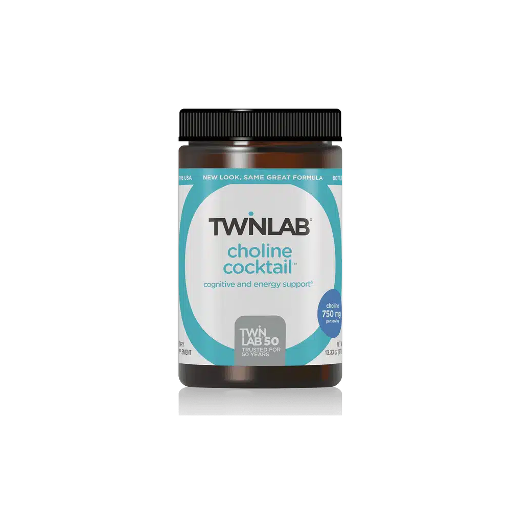 Twinlab Choline Cocktail - Choline, DMAE &amp; Ginkgo Biloba Extract Energy &amp; Cognitive Support Formula