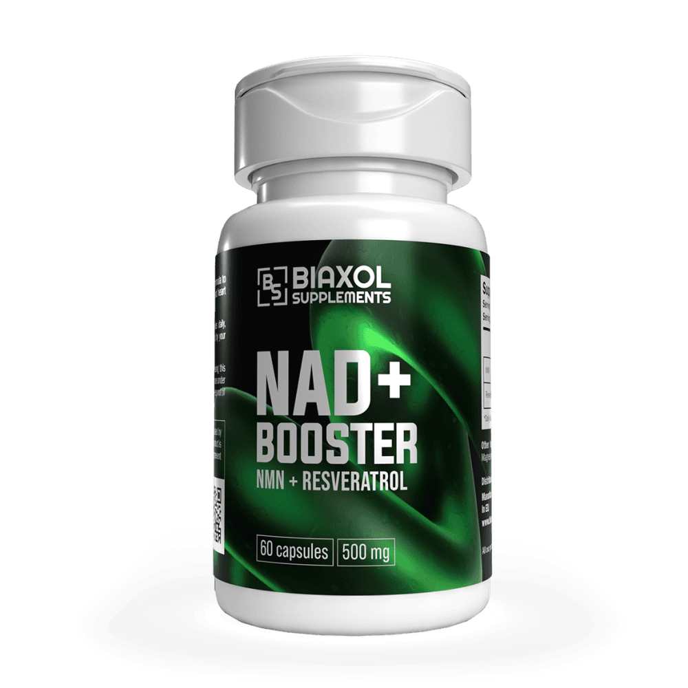 Biaxol Supplements Nmn &amp; Resveratrol 60 Caps