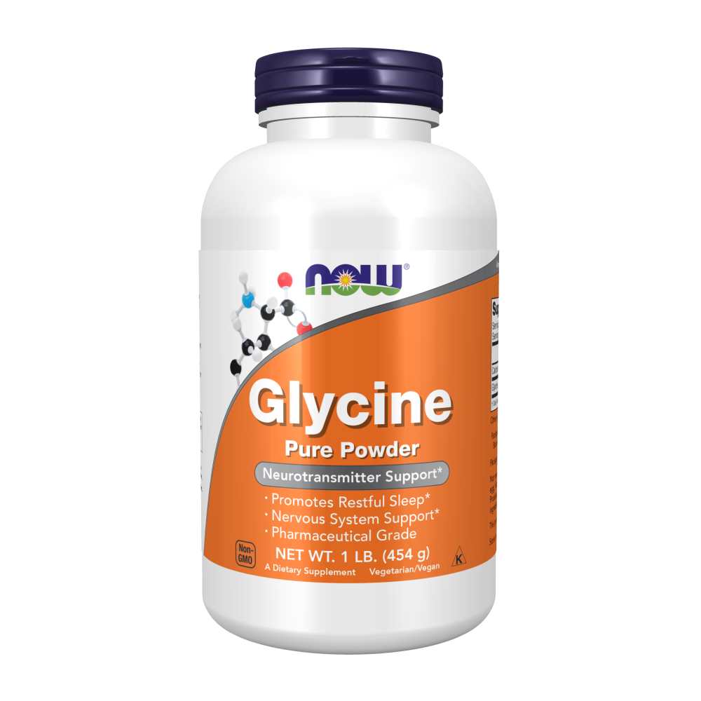 Now Foods Glycine Powder – Pure Pharmaceutical Grade Amino Acid for Relaxation &amp; Neurotransmitter Support – 454 G