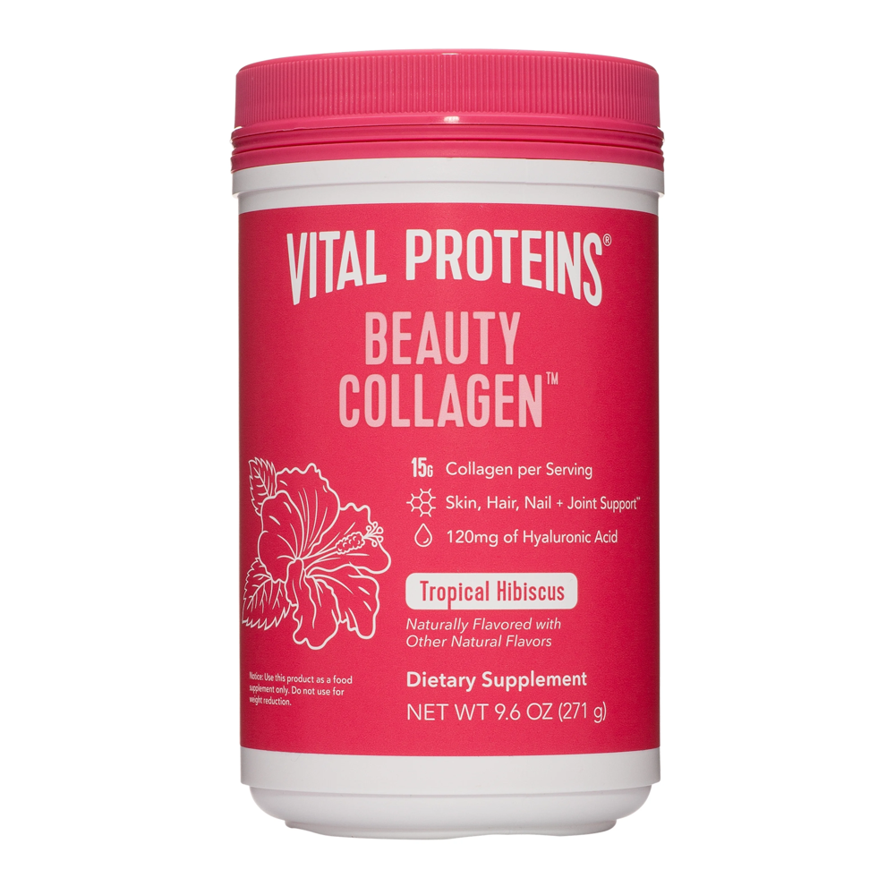 Vital Proteins Beauty Collagen - Tropical Hibiscus, 9.6 oz | Skin, Hair &amp; Joint Support