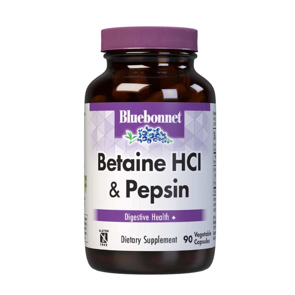 Bluebonnet Nutrition Betaine Hci &amp; Pepsin Digestive Enzyme 90 Caps