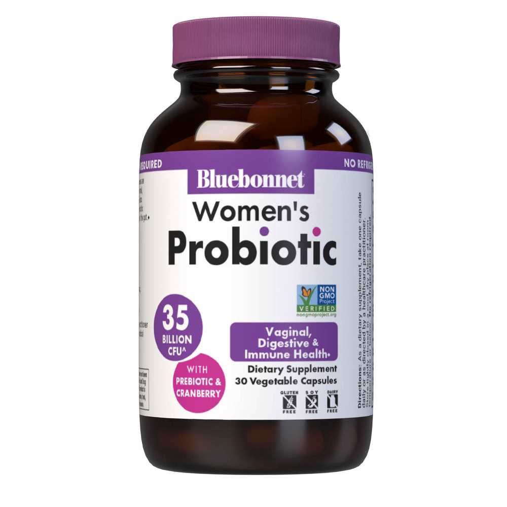 Bluebonnet Nutrition Women's Probiotic 35 Billion Cfu^ with Prebiotic &amp; Cranberry 30 Caps