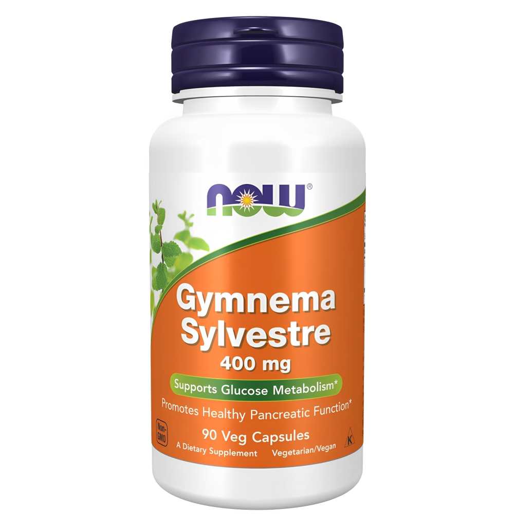Now Foods Gymnema Sylvestre 400mg – Blood Sugar &amp; Pancreatic Support (90 Veg Capsules)