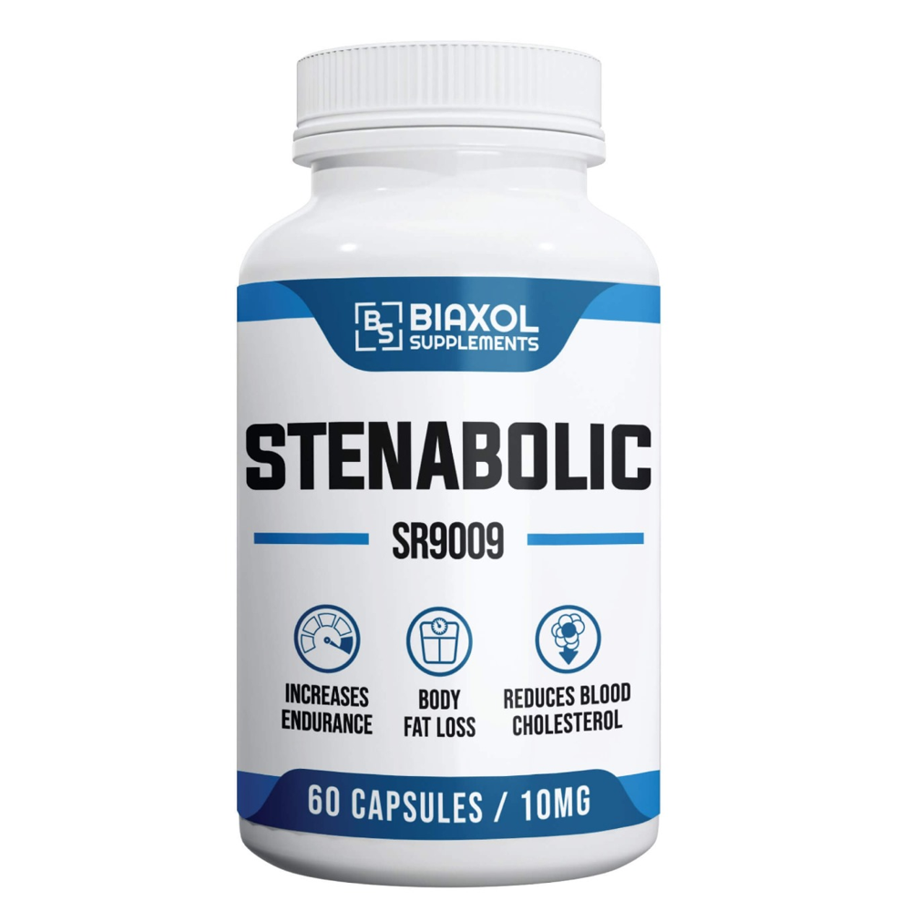 BBIAXOL SUPPLEMENTS STENABOLIC SR9009 – 60 Capsules (10mg) Endurance &amp; Fat Loss Support