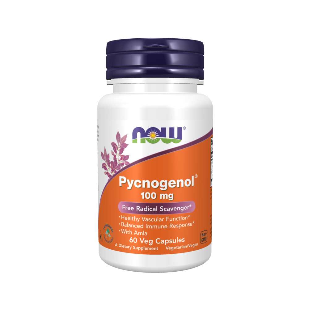 Now Foods Pycnogenol® 100mg – Antioxidant &amp; Immune Support – 60 Veg Capsules
