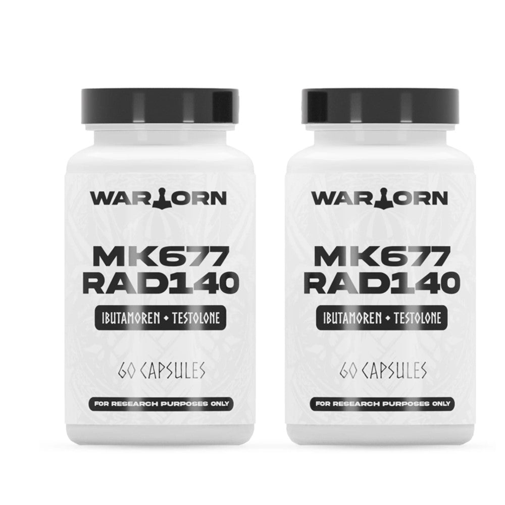 WARLORN MK-677 &amp; RAD-140 – Ibutamoren &amp; Testolone Blend | 60 Capsules