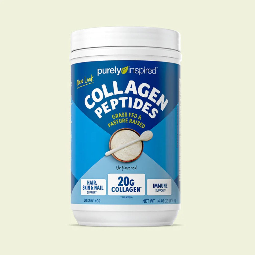 Purely Inspired Collagen Peptides – 20g Grass-Fed &amp; Pasture-Raised Collagen | Unflavored | Supports Hair, Skin, Nails &amp; Immune Health