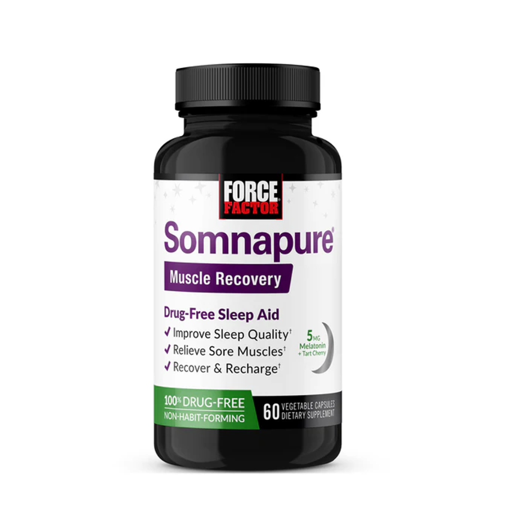 FORCE Somnapure – Muscle Recovery &amp; Drug-Free Sleep Aid 60 Capsules