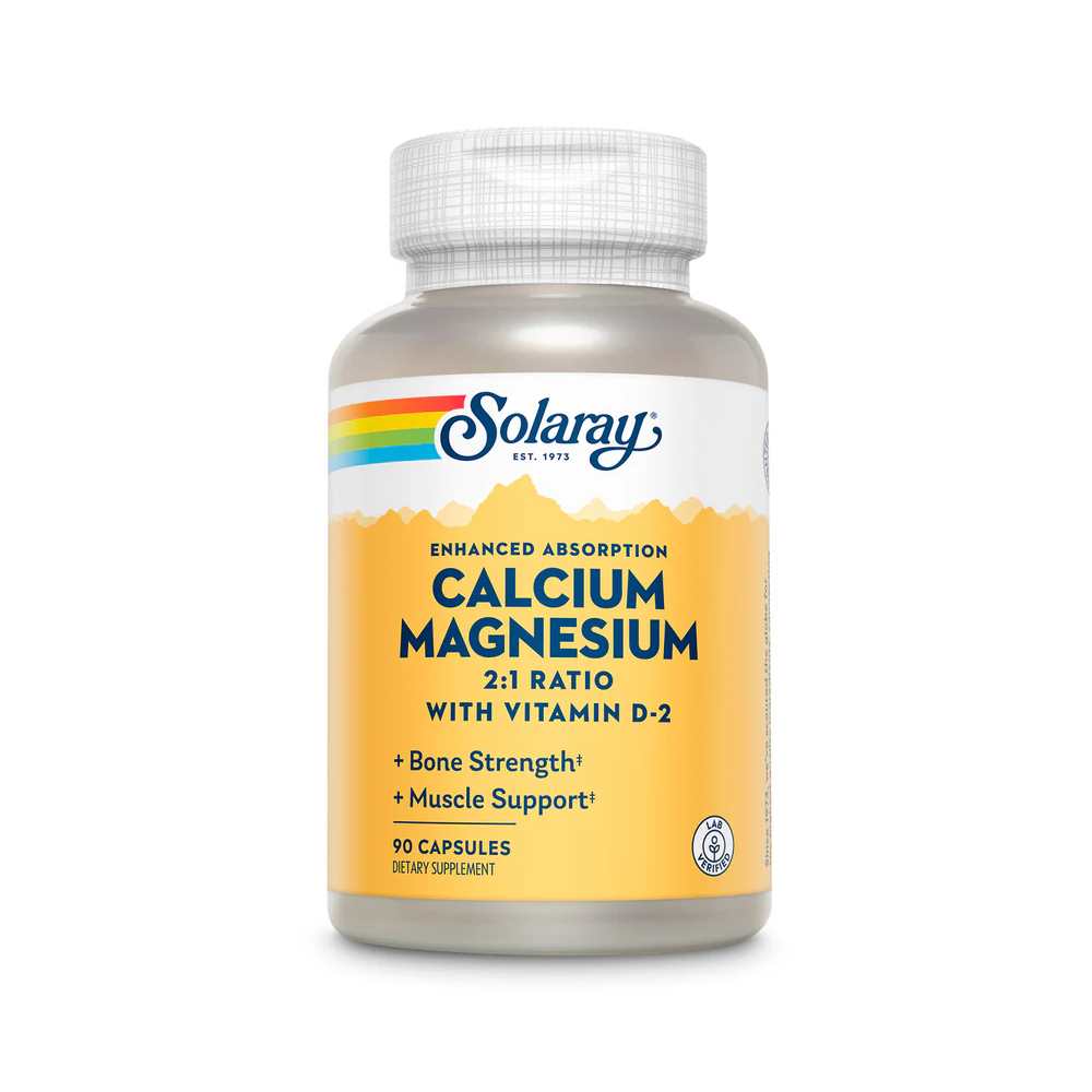 Solaray Calcium &amp; Magnesium Amino Acid 90 Caps