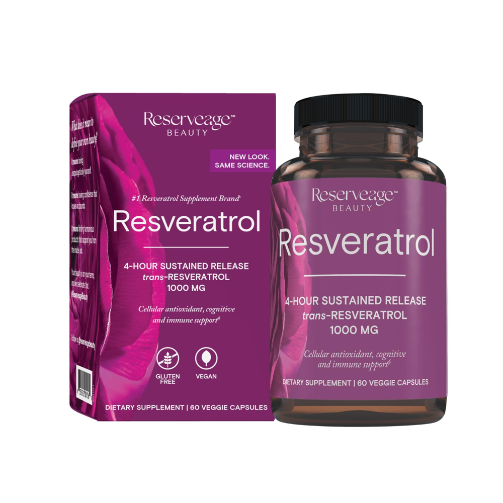Reserveage Beauty Resveratrol - Anti-Aging &amp; Heart Health Supplement