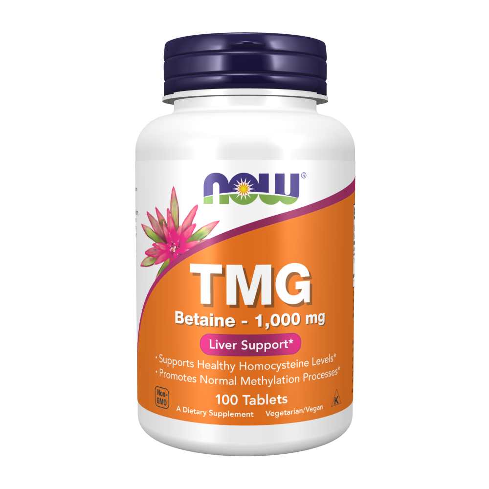 Now Foods Tmg (betaine) 1,000 Mg – Liver &amp; Methylation Support – 100 Tablets