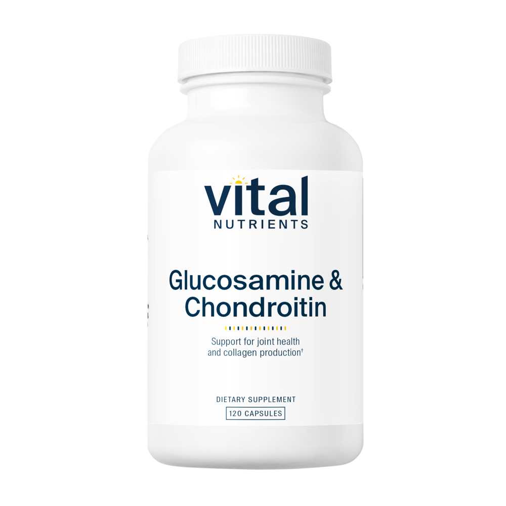 Vital Nutrients Glucosamine &amp; Chondroitin 120 Caps