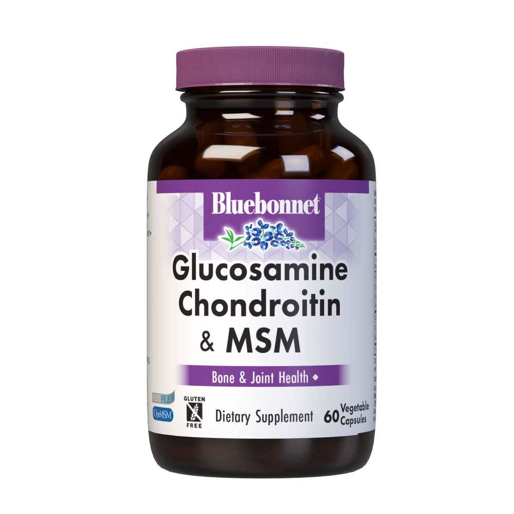 Bluebonnet Nutrition Glucosamine Chondroitin &amp; Msm 60 Caps