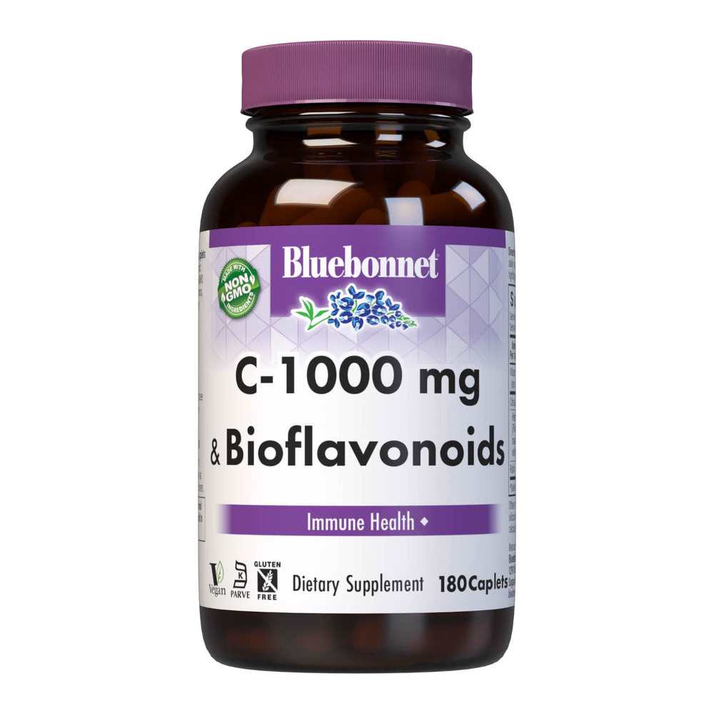 Bluebonnet Nutrition C-1000 Mg &amp; Bioflavonoids 180 Caplets