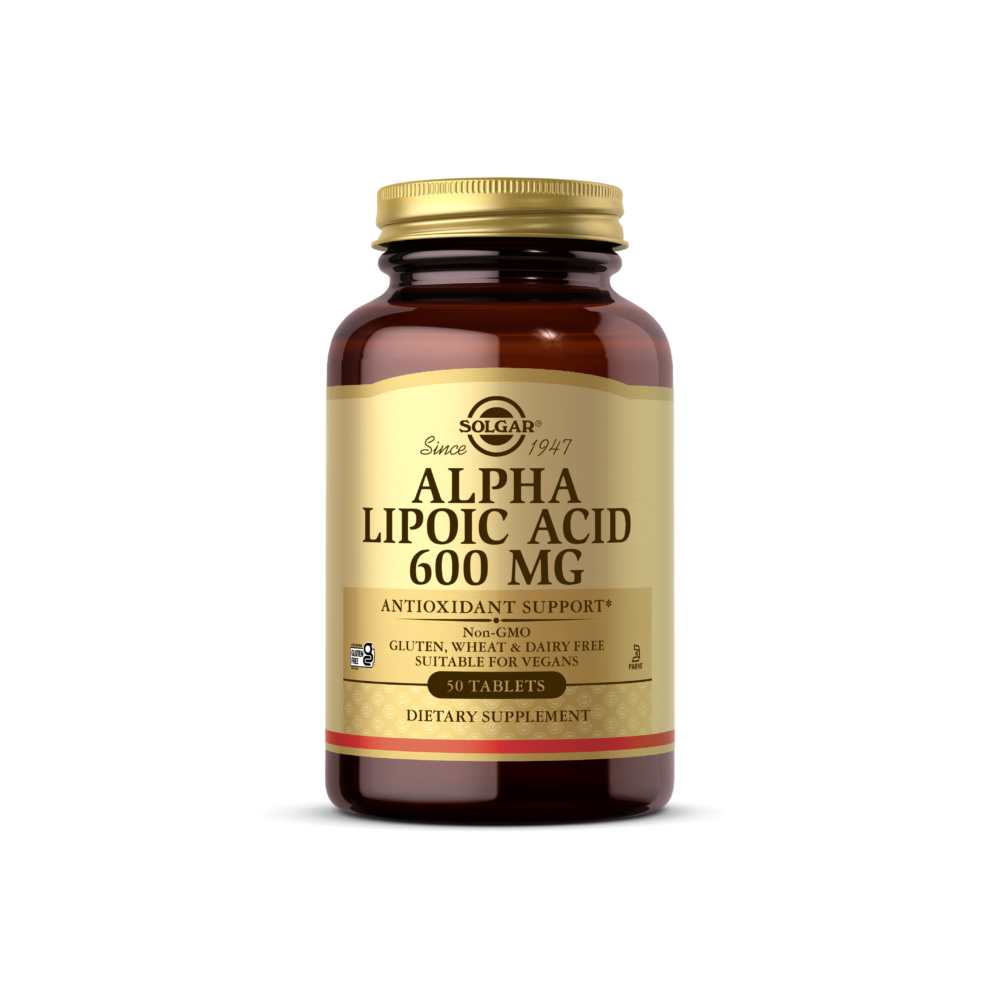 Solgar Alpha Lipoic Acid 600 Mg 50 Tablets
