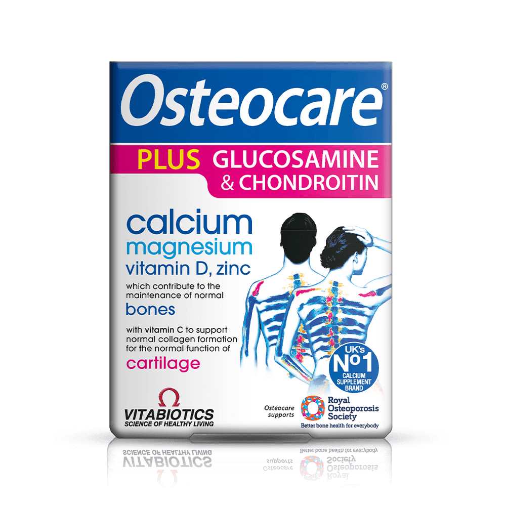 Vitabiotics Osteocare Plus – Glucosamine &amp; Chondroitin with Calcium, Magnesium &amp; Zinc