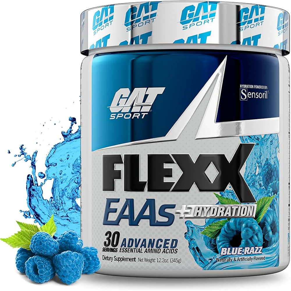 GAT Sport FLEXX EAAs Hydration – Advanced Essential Aminos &amp; Electrolytes | 30 Servings