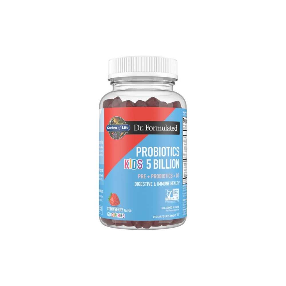 Garden of Life Dr. Formulated Probiotics Kids 5 Billion Gummies 60 Ct
