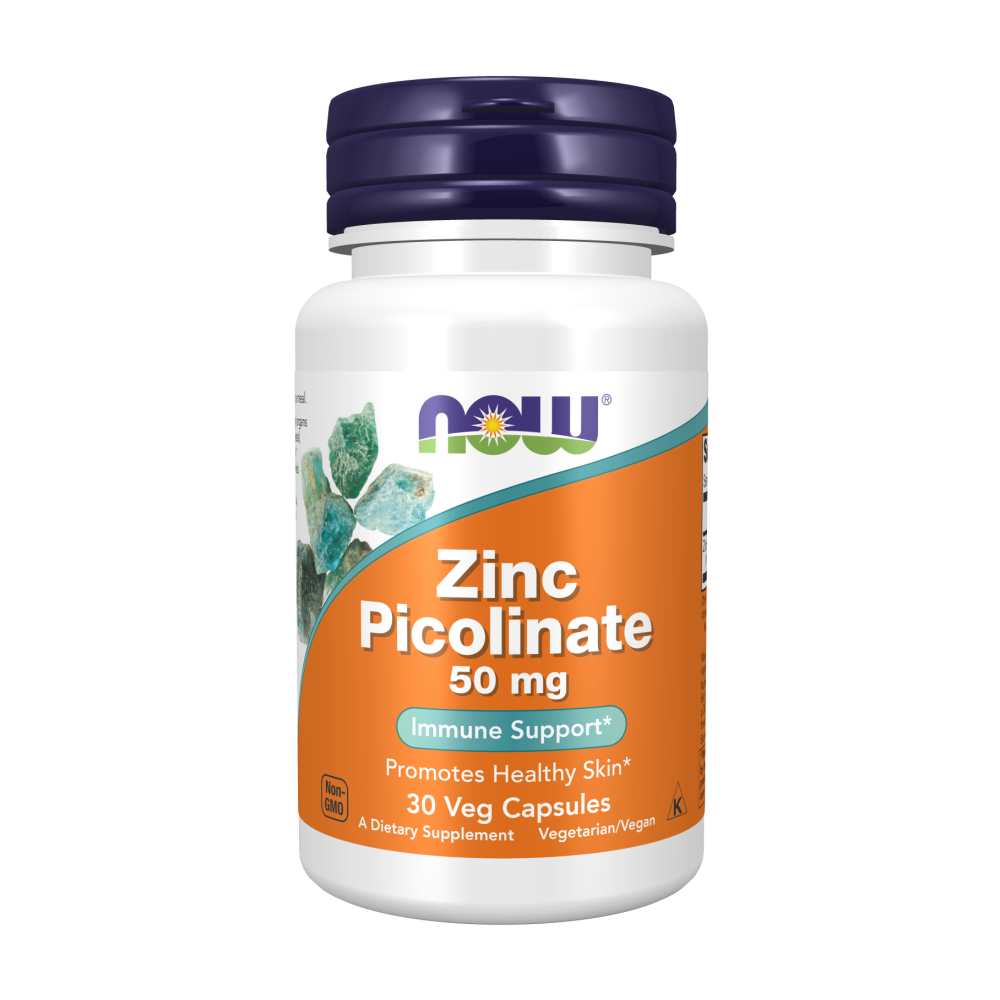 Now Foods Zinc Picolinate 50 Mg – Immune &amp; Skin Health