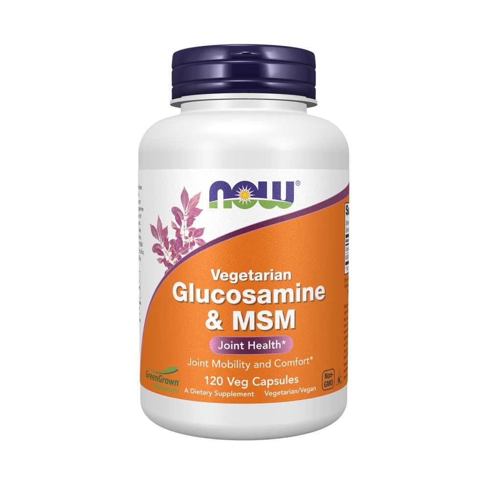 Now Foods Vegetarian Glucosamine &amp; Msm – 120 Veg Capsules
