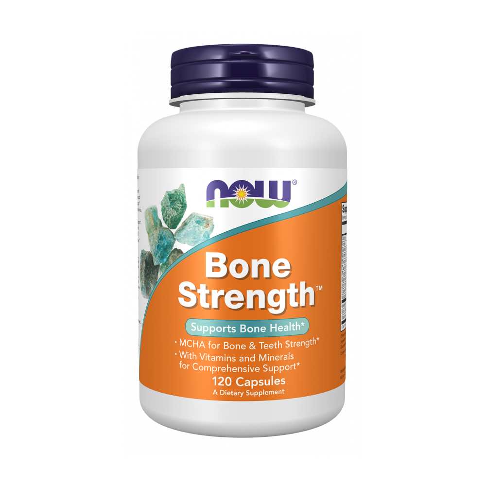 Now Foods Bone Strength – Mcha Formula for Bone &amp; Teeth Health – 120 Capsules