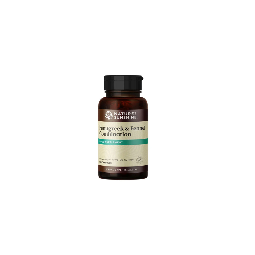 Fenugreek &amp; Fennel Combination - 100 Capsules | Nature's Sunshine Herbal Supplement