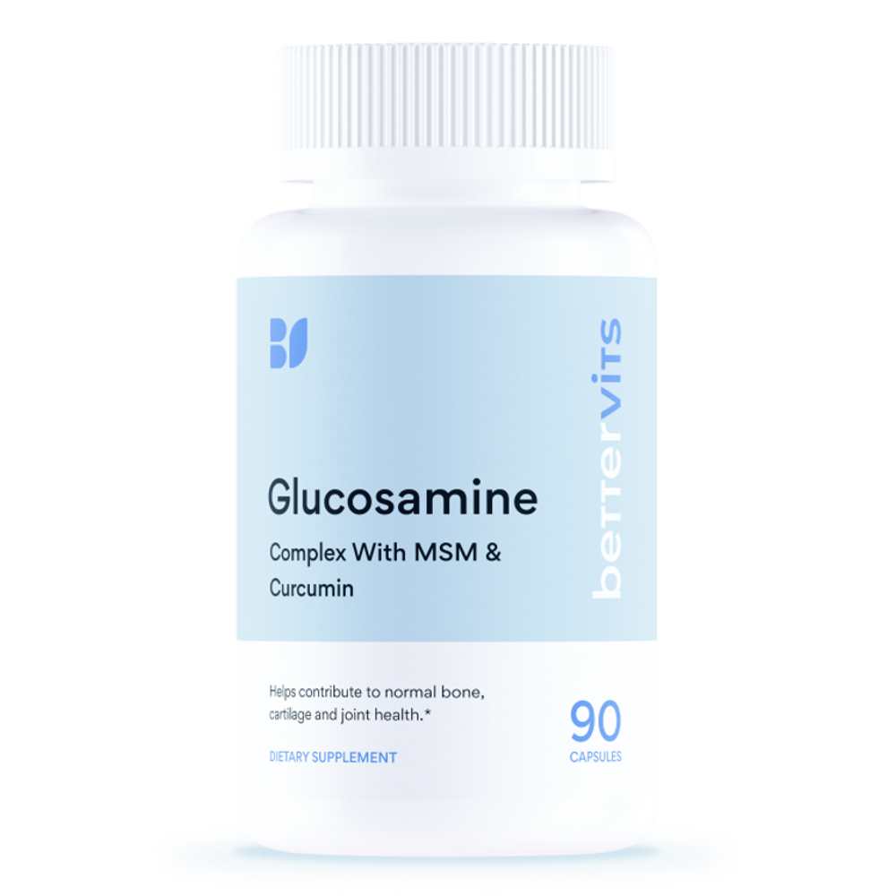 Bettervits Glucosamine Complex with Msm &amp; Curcumin – 90 Capsules