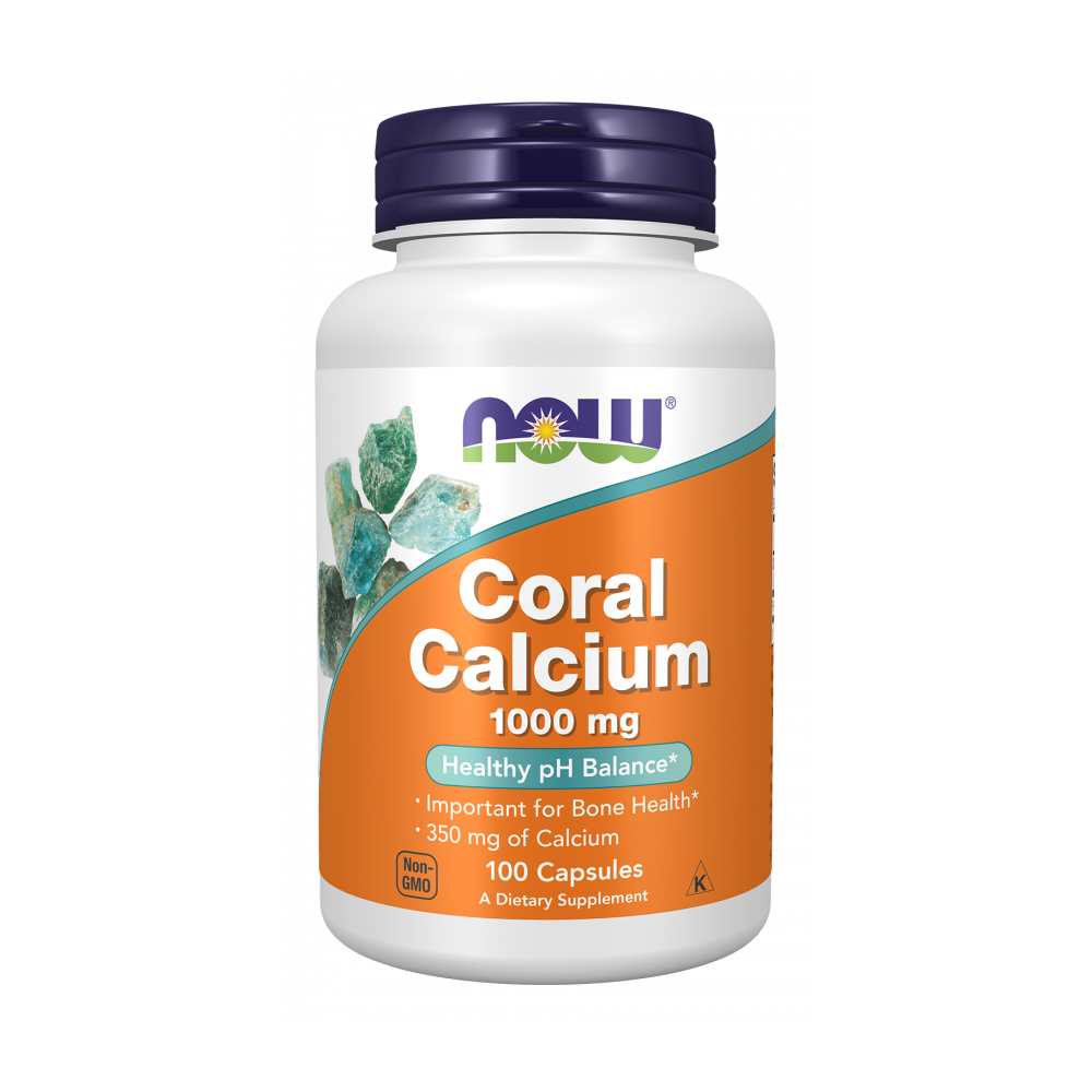 Now Foods Coral Calcium 1000mg – 100 Capsules