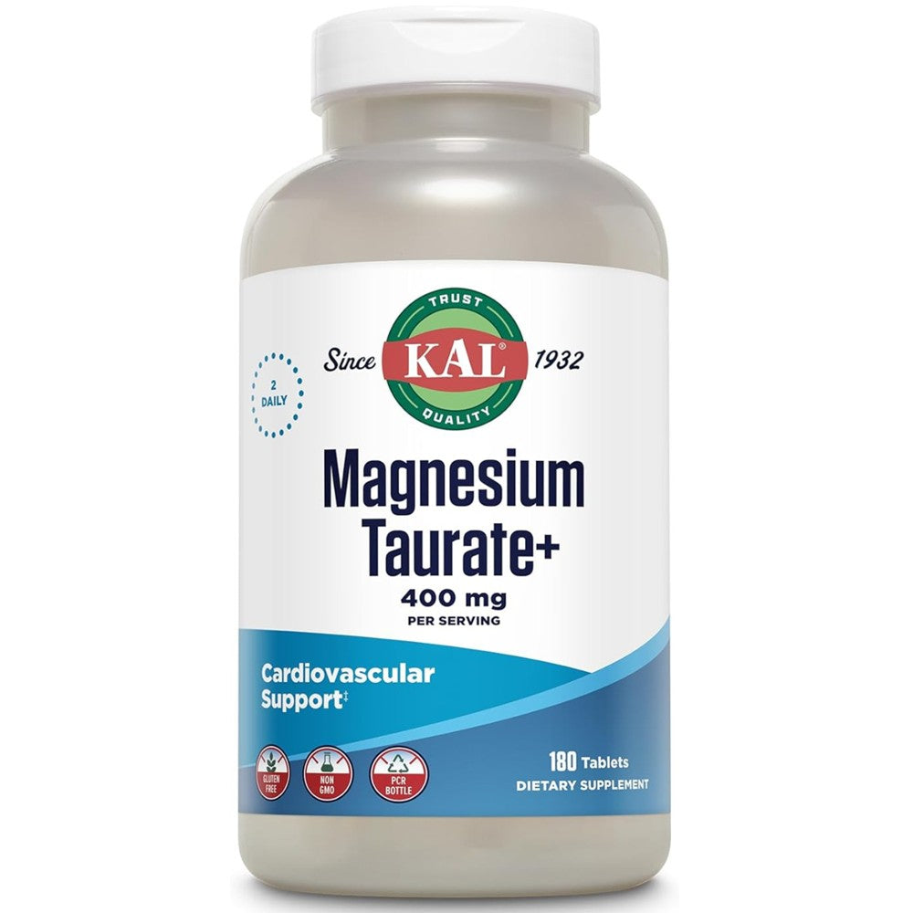 KAL Magnesium Taurate+ 400mg – Heart &amp; Nerve Health Support