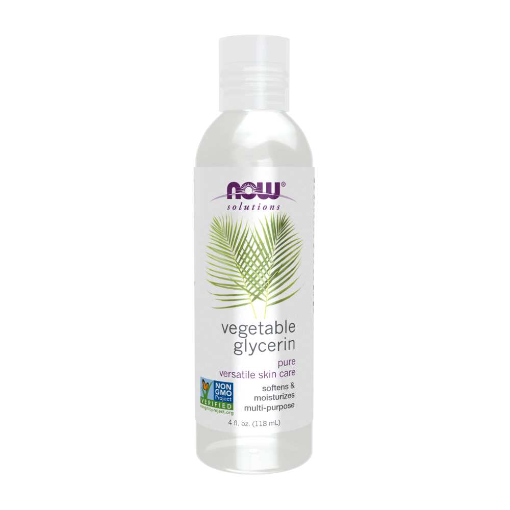 Now Foods Vegetable Glycerin – 100% Pure &amp; Versatile Moisturizer – Skin &amp; Hair Care Solution – 118 M L