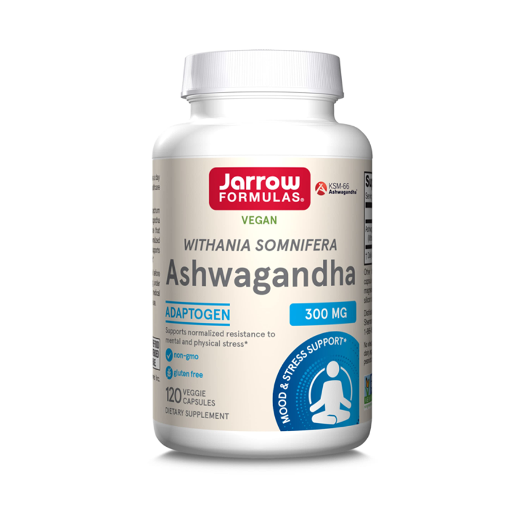 Jarrow Formulas Ashwagandha 300mg – Withania Somnifera for Stress &amp; Vitality Support | Vegan