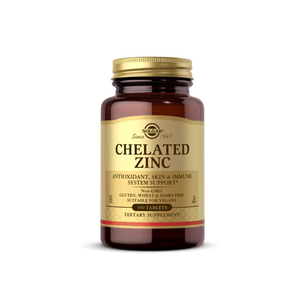 Solgar Chelated Zinc 100 Tablets