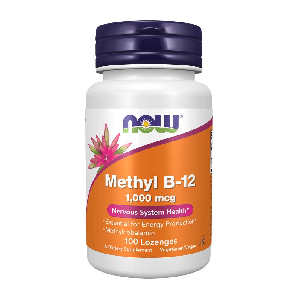 Now Foods Methyl B-12 1000 mcg – Energy &amp; Nervous System Support – 100 Lozenges