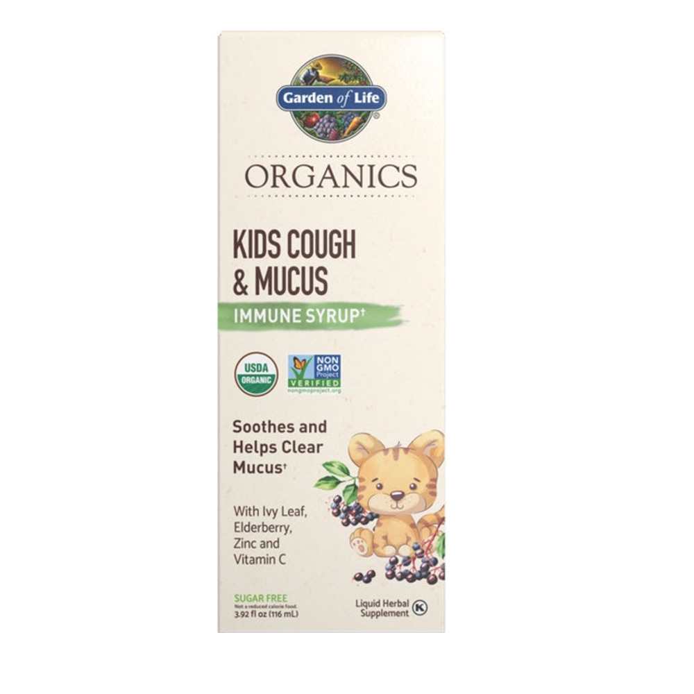 Garden of Life Organics Kids Cough &amp; Mucus Immune Syrup† 116ml